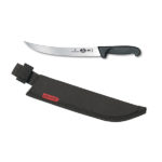 Combo: 10" Black Fibrox Breaker Knife + Sheath 40538C (#5.7203.25C)