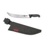 Combo: 12" Black Fibrox Cimeter Knife + Sheath 40630C (#5.7303.31C)