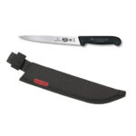 Combo: 8" Semi-Stiff Black Fibrox Fillet Knife + Sheath 40711C (#5.3703.20C)